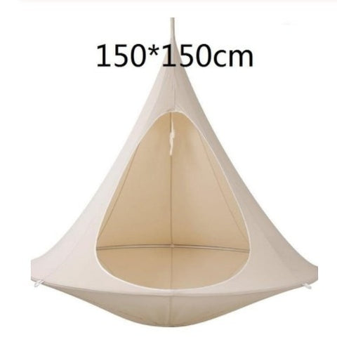 UFO Shape Teepee Tree Hanging Silkworm Cocoon Swing Chair For Kids & Adults Indoor Outdoor Hammock Tent Hamaca Patio Furniture