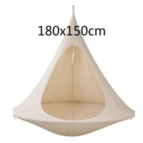 UFO Shape Teepee Tree Hanging Silkworm Cocoon Swing Chair For Kids & Adults Indoor Outdoor Hammock Tent Hamaca Patio Furniture