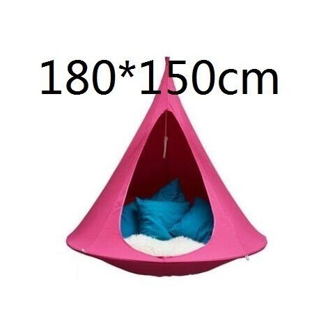 UFO Shape Teepee Tree Hanging Silkworm Cocoon Swing Chair For Kids & Adults Indoor Outdoor Hammock Tent Hamaca Patio Furniture