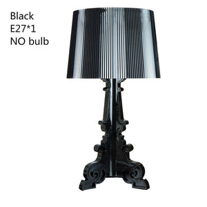 Modern Clear Acrylic Accent Table Lamp Transparent Bedside Light LED Crystal Desk Lamp Living Room Loft Decor Luminaire Suspendu