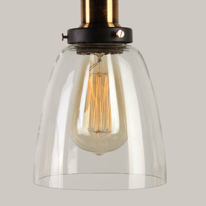 Vintage Pendant Lights Glass Pendant Lamps Loft Industrial Hang Lamp Smoky Grey Lamparas De Techo Colgante Modern Lustre Pendent