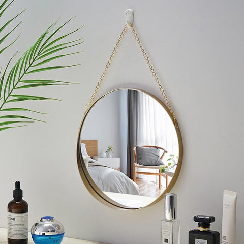 10" Nordic Sunglasses, Geometric Round, Phnom Penh, Wall Mount Mirror Mirror Salon Wall Art Toilet Bathroom