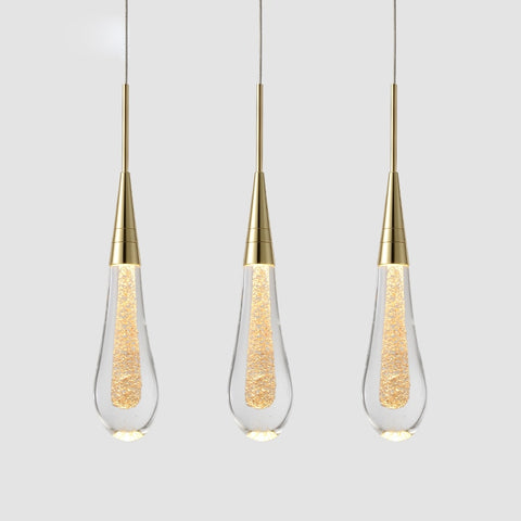 Modern Cyrstal Luxury Pendant Lights Gold Plating Kitchen Hotel Hall Nordic Light Hanging Lamp Bedroom Art Pendant Lamp Lighting