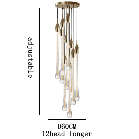 Modern Cyrstal Luxury Pendant Lights Gold Plating Kitchen Hotel Hall Nordic Light Hanging Lamp Bedroom Art Pendant Lamp Lighting