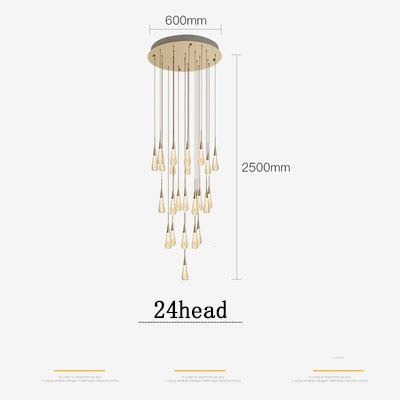 Modern Cyrstal Luxury Pendant Lights Gold Plating Kitchen Hotel Hall Nordic Light Hanging Lamp Bedroom Art Pendant Lamp Lighting