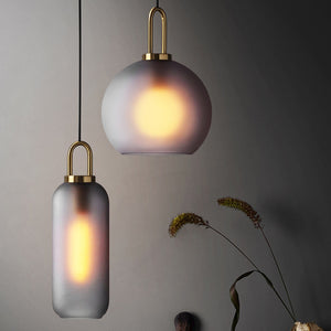 Vintage Postmodern Nordic Pendant Lights Creative Suspended Glass Jar Hanging Lamp Dining room Restaurant Bar Pendant Light